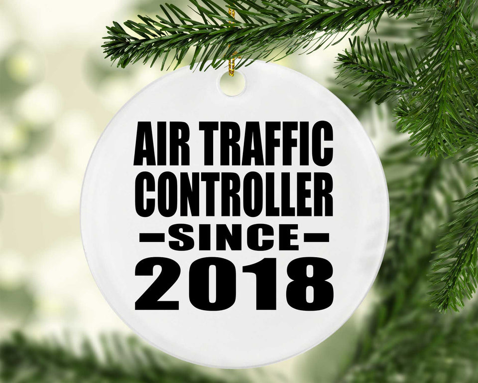 Air Traffic Controller Since 2018 - Circle Ornament