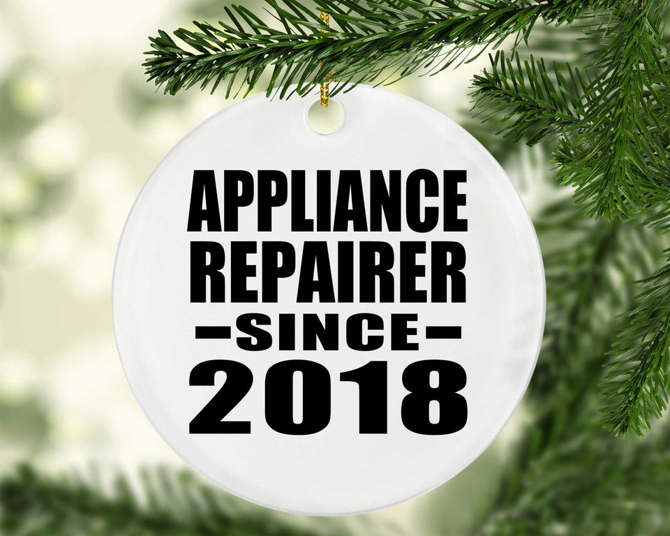 Appliance Repairer Since 2018 - Circle Ornament