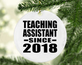 Teaching Assistant Since 2018 - Circle Ornament