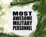 Most Awesome Military Personnel - Circle Ornament
