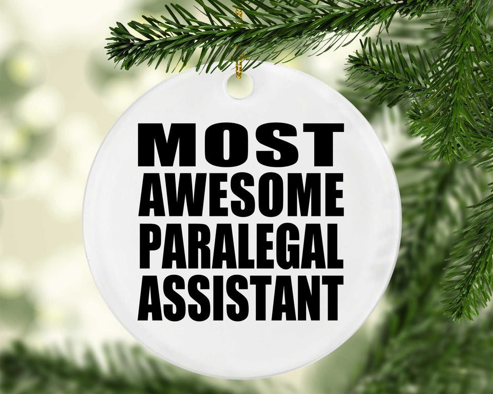 Most Awesome Paralegal Assistant - Circle Ornament