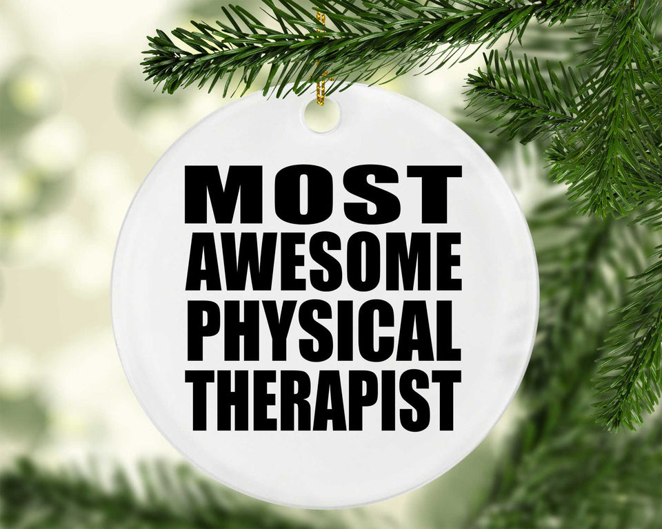 Most Awesome Physical Therapist - Circle Ornament