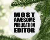 Most Awesome Publication Editor - Circle Ornament