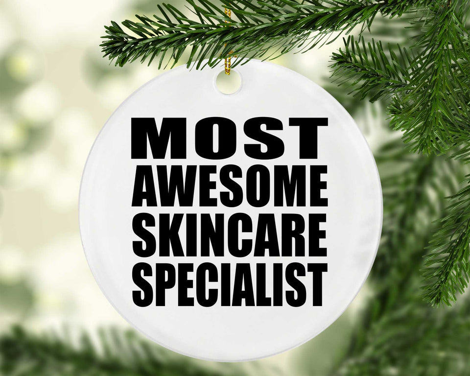 Most Awesome Skincare Specialist - Circle Ornament