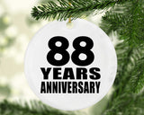 88th Anniversary 88 Years - Circle Ornament