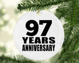 97th Anniversary 97 Years - Circle Ornament