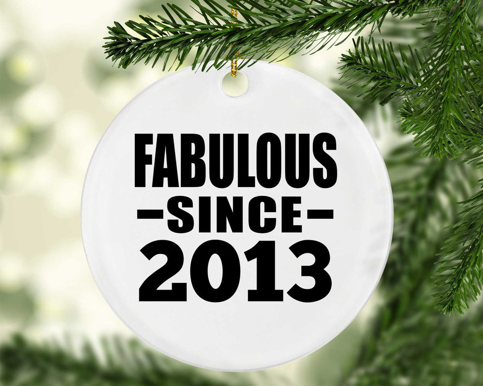 11th Birthday Fabulous Since 2013 - Circle Ornament