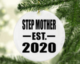 Step Mother Established EST. 2020 - Circle Ornament