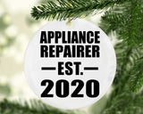 Appliance Repairer Established EST. 2020 - Circle Ornament