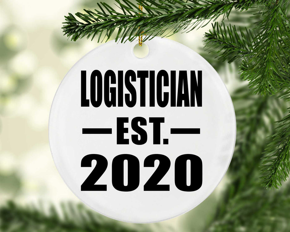 Logistician Established EST. 2020 - Circle Ornament