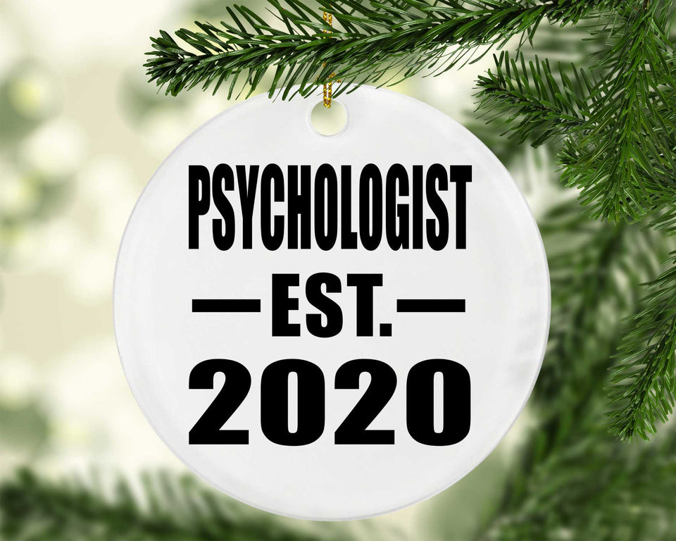 Psychologist Established EST. 2020 - Circle Ornament