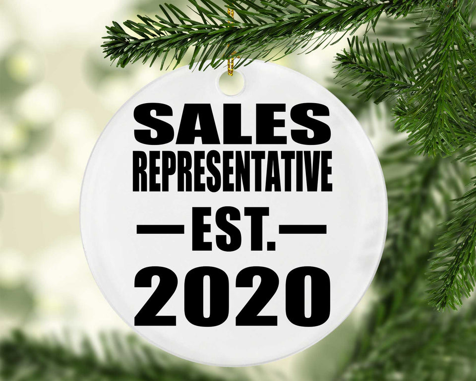 Sales Representative Established EST. 2020 - Circle Ornament