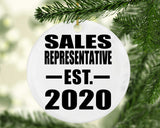 Sales Representative Established EST. 2020 - Circle Ornament