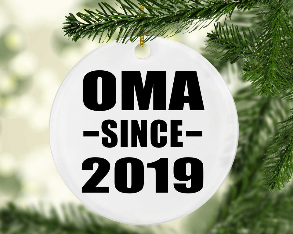Oma Since 2019 - Circle Ornament