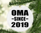 Oma Since 2019 - Circle Ornament