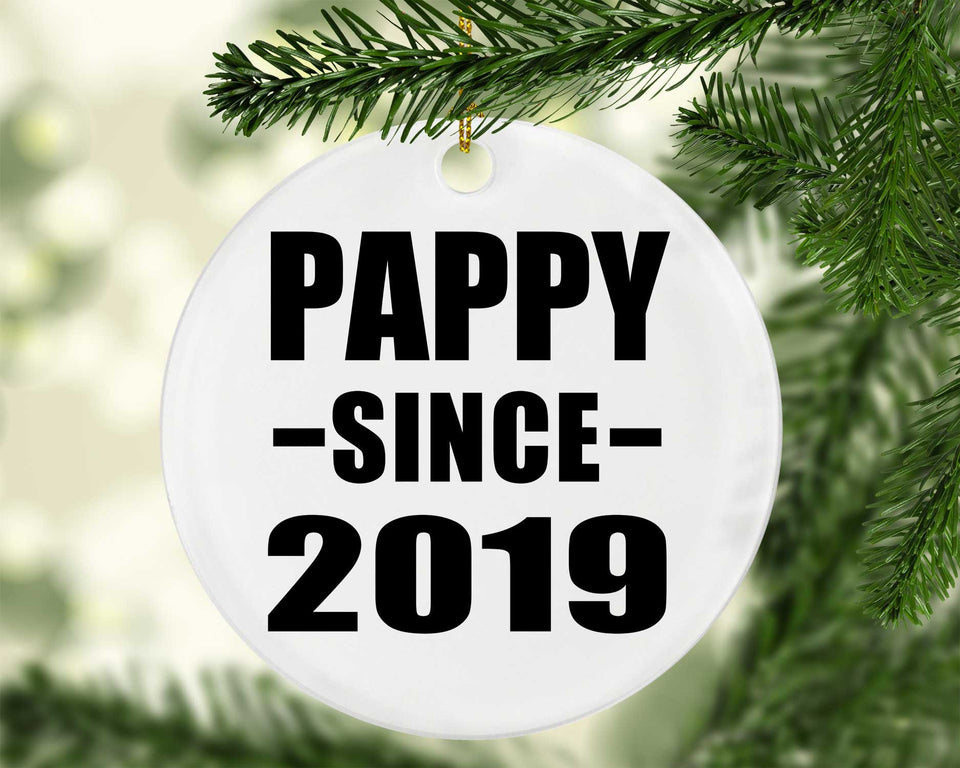 Pappy Since 2019 - Circle Ornament