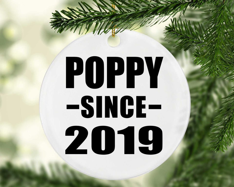 Poppy Since 2019 - Circle Ornament