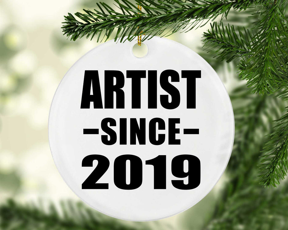 Artist Since 2019 - Circle Ornament