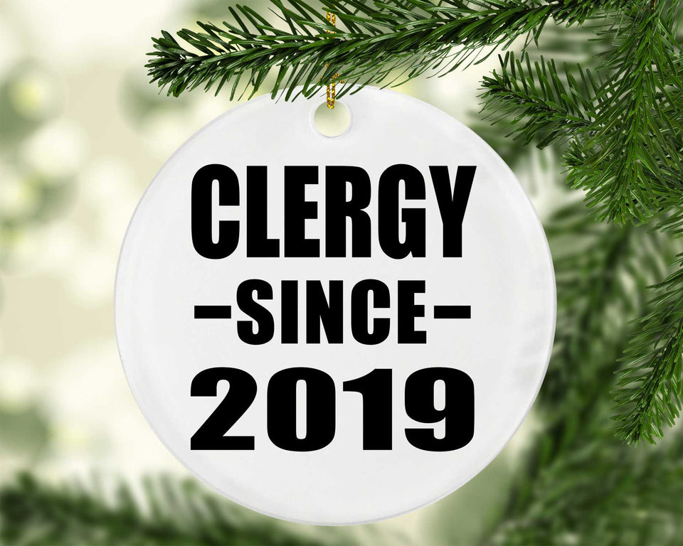 Clergy Since 2019 - Circle Ornament