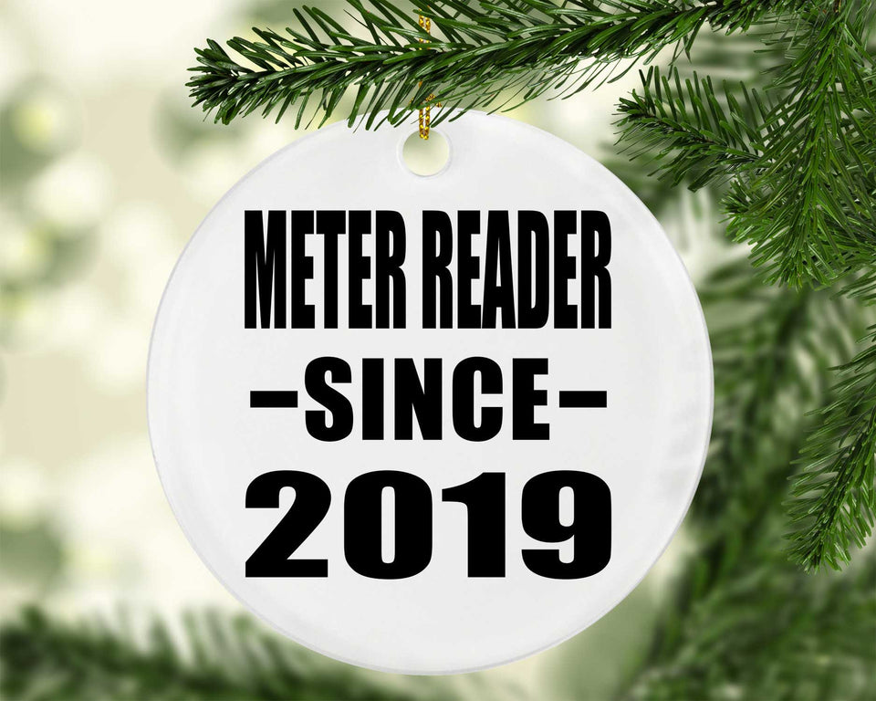 Meter Reader Since 2019 - Circle Ornament