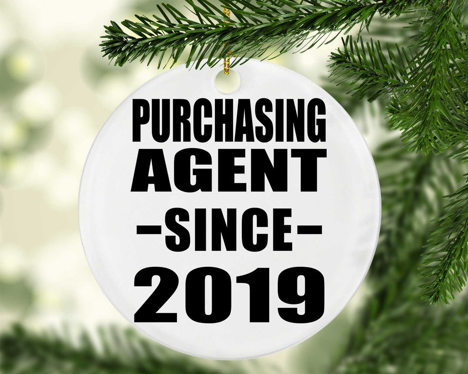 Purchasing Agent Since 2019 - Circle Ornament