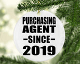Purchasing Agent Since 2019 - Circle Ornament