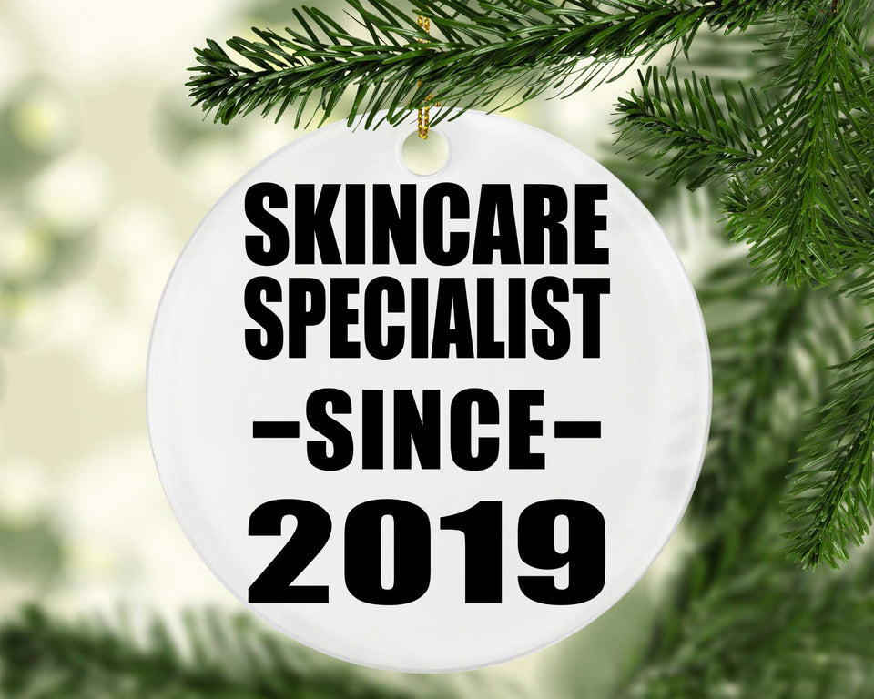 Skincare Specialist Since 2019 - Circle Ornament