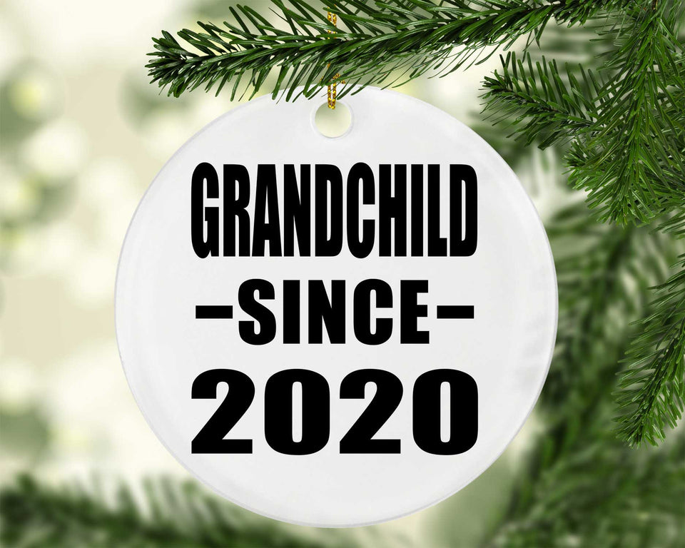 Grandchild Since 2020 - Circle Ornament