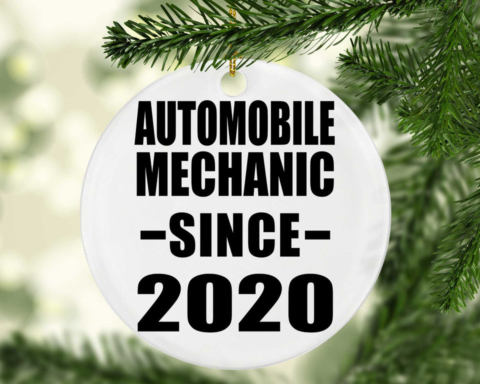 Automobile Mechanic Since 2020 - Circle Ornament