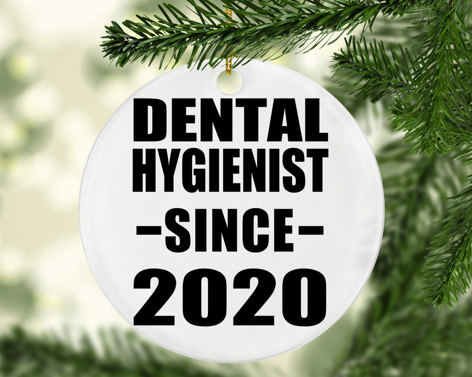 Dental Hygienist Since 2020 - Circle Ornament