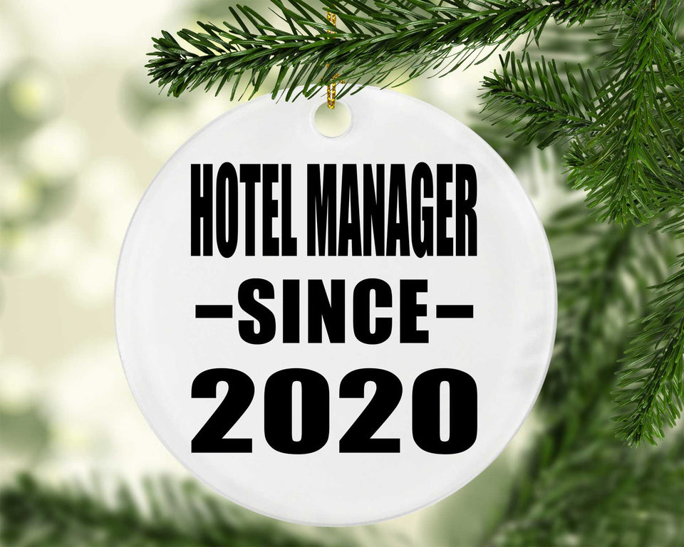 Hotel Manager Since 2020 - Circle Ornament