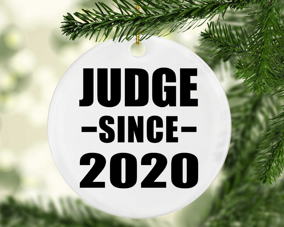 Judge Since 2020 - Circle Ornament