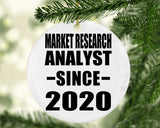 Market Research Analyst Since 2020 - Circle Ornament