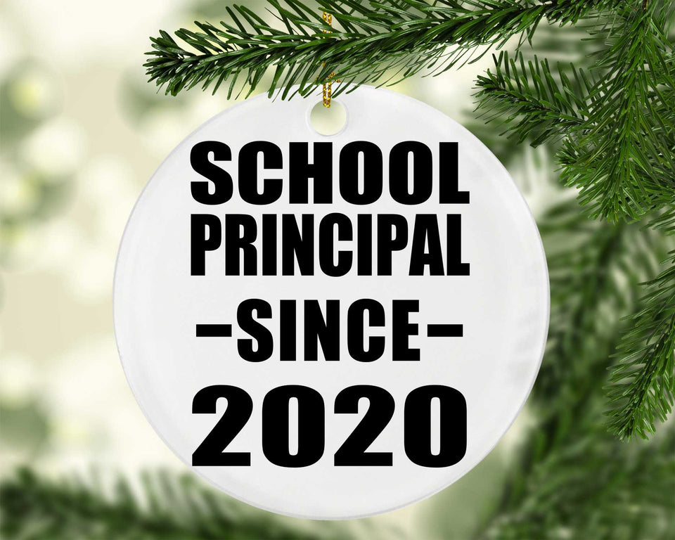 School Principal Since 2020 - Circle Ornament
