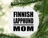 Finnish Lapphund Mom - Circle Ornament