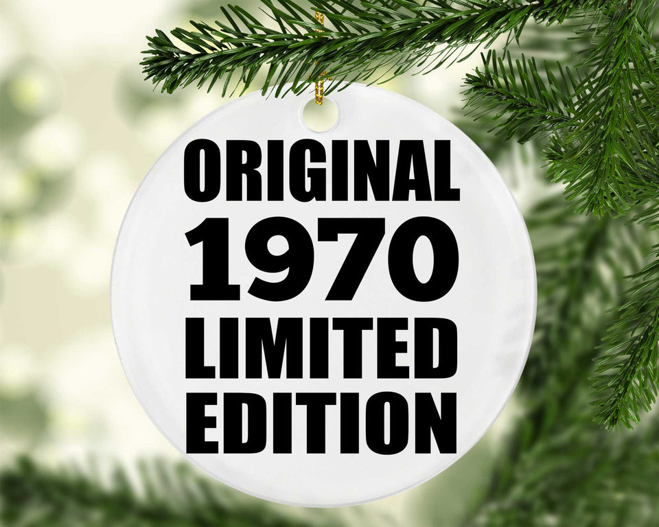 54th Birthday Original 1970 Limited Edition - Circle Ornament