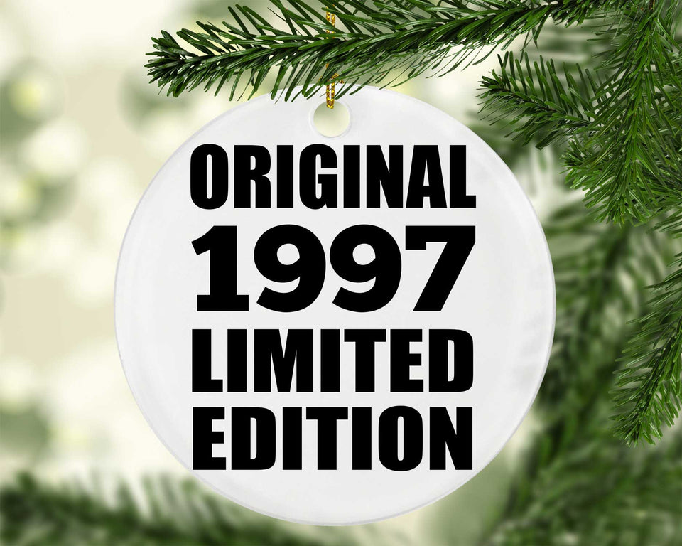 27th Birthday Original 1997 Limited Edition - Circle Ornament