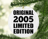 19th Birthday Original 2005 Limited Edition - Circle Ornament