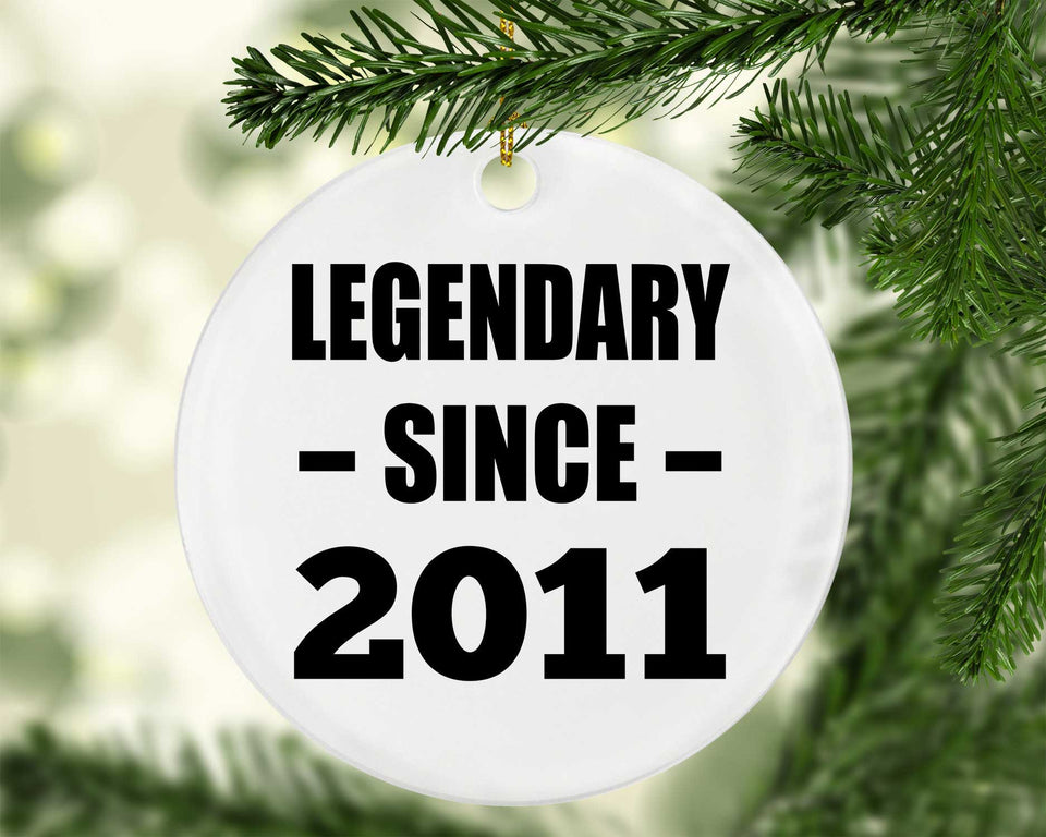 13th Birthday Legendary Since 2011 - Circle Ornament