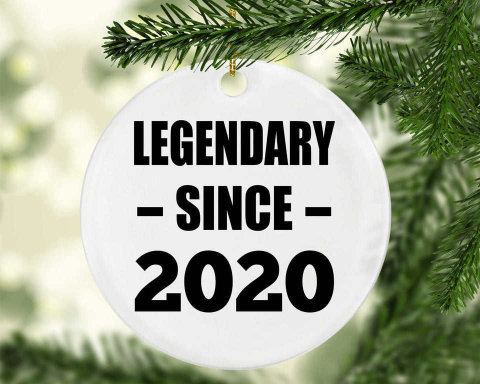 4th Birthday Legendary Since 2020 - Circle Ornament