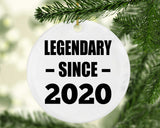 4th Birthday Legendary Since 2020 - Circle Ornament