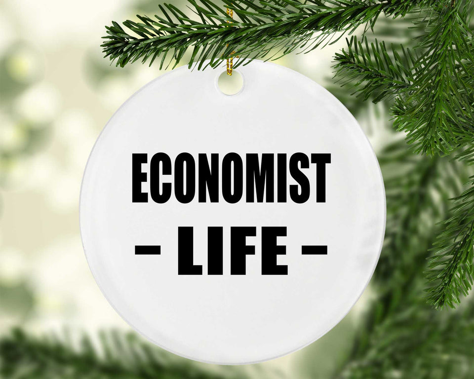 Economist Life - Circle Ornament