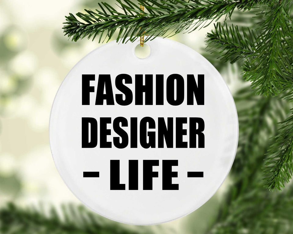 Fashion Designer Life - Circle Ornament