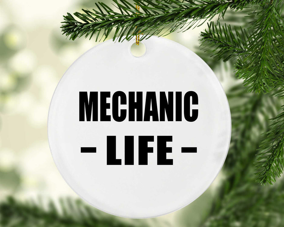Mechanic Life - Circle Ornament