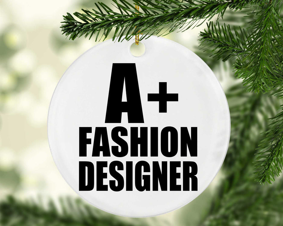 A+ Fashion Designer - Circle Ornament