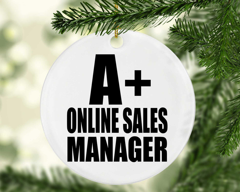 A+ Online Sales Manager - Circle Ornament