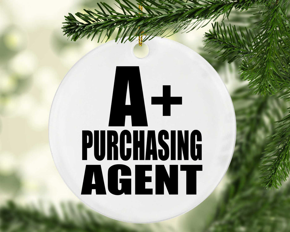 A+ Purchasing Agent - Circle Ornament