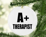 A+ Therapist - Circle Ornament