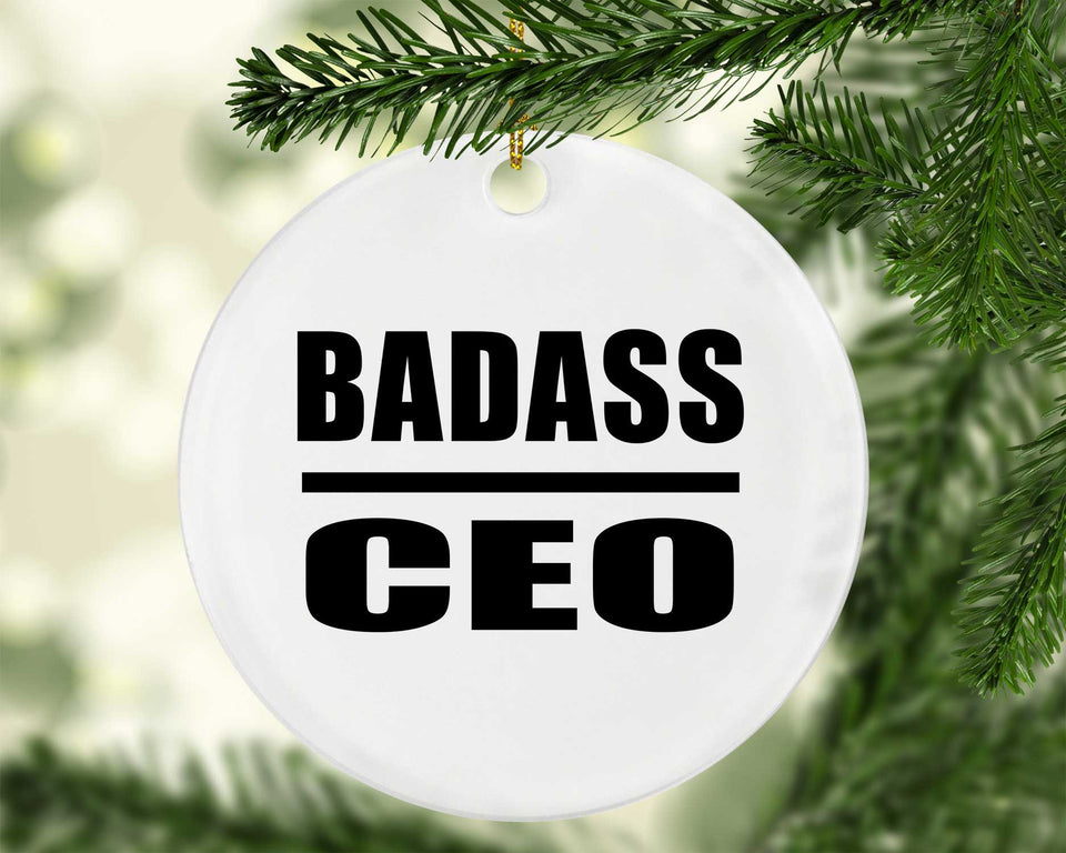 Badass CEO - Circle Ornament