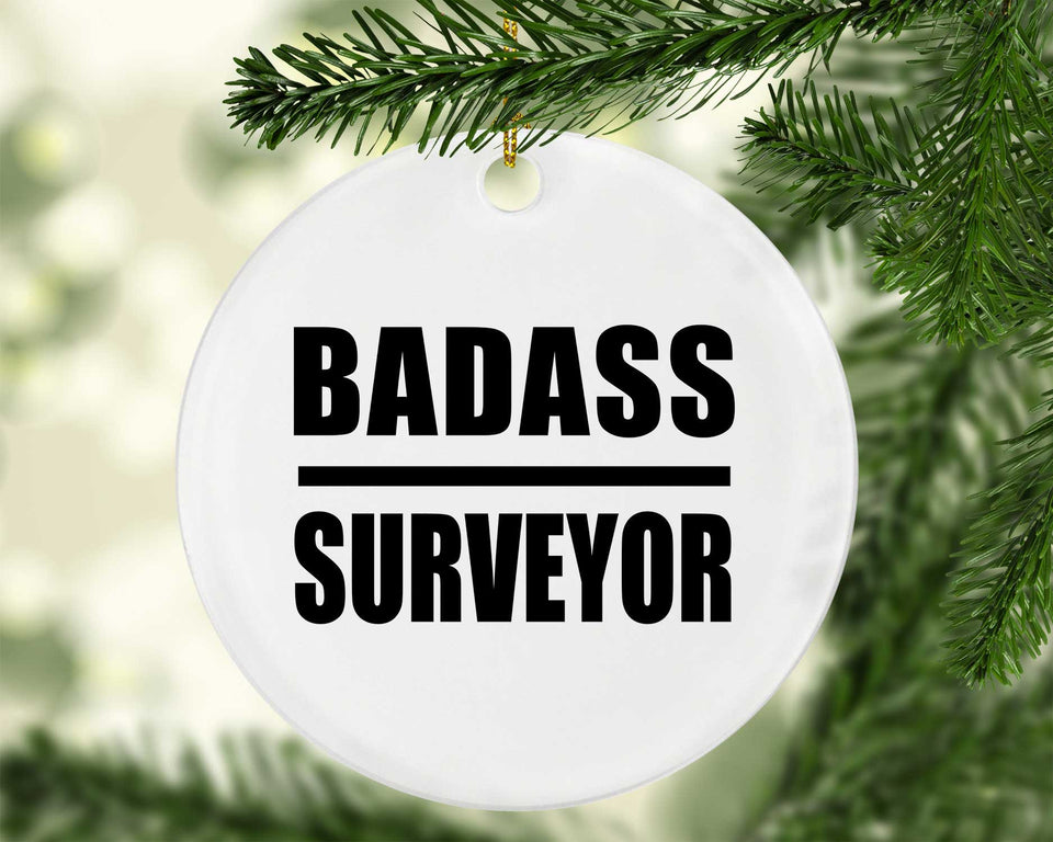 Badass Surveyor - Circle Ornament